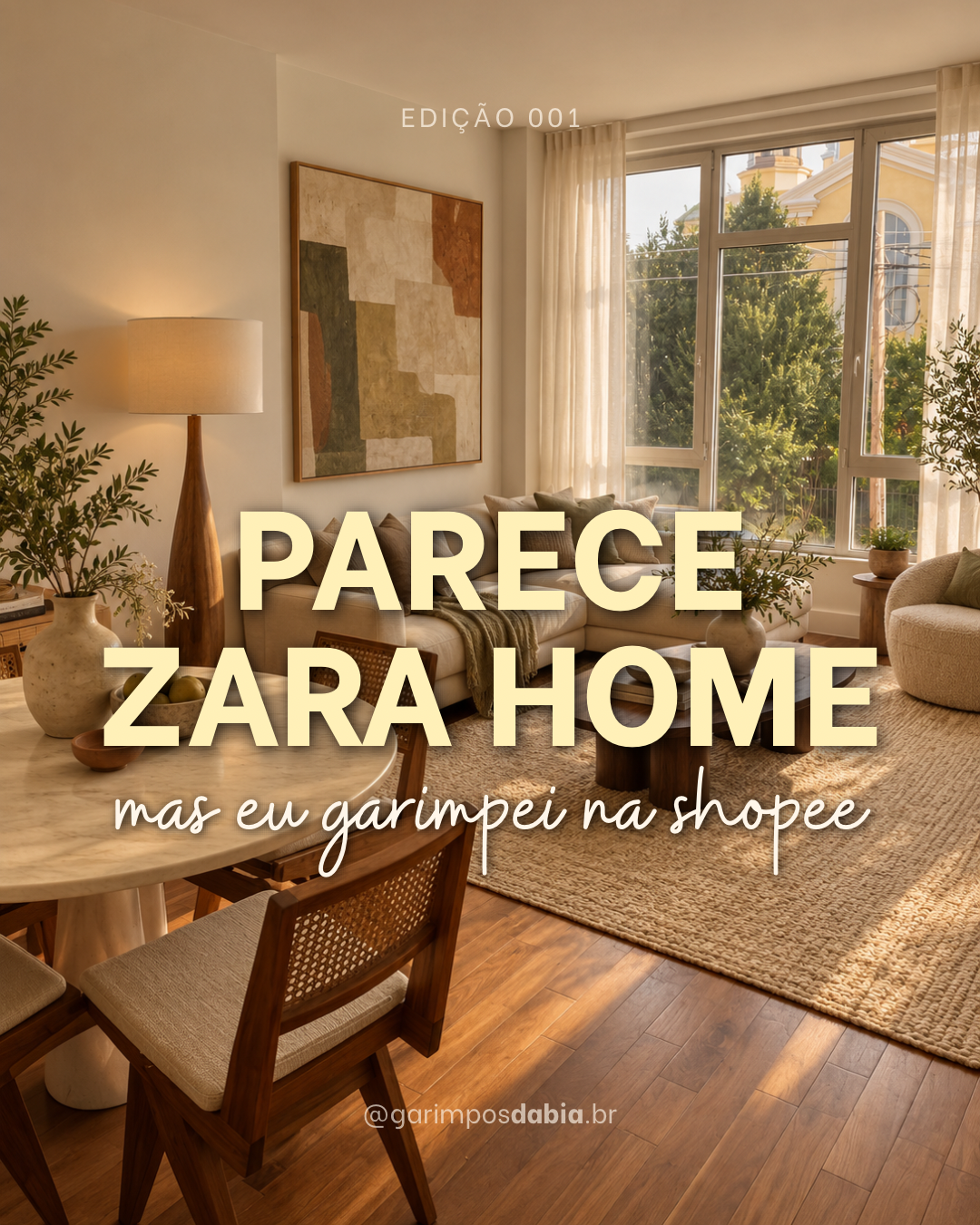 PARECE ZARA HOME, mas garimpei na shopee